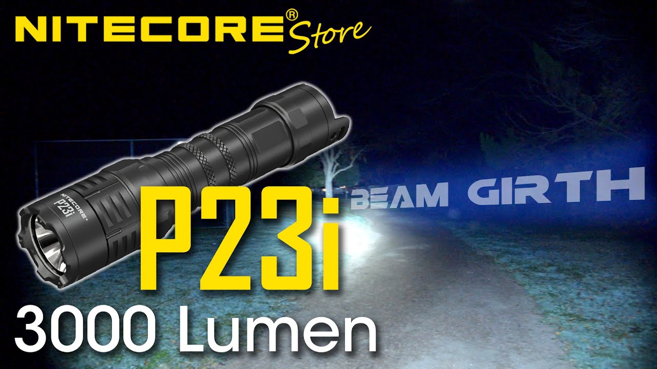 Latarka akumulatorowa NITECORE P23i o mocy 3000 lumen&oacute;w