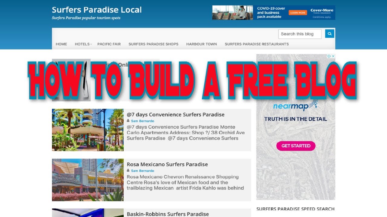 How to build a Blog or Website free Step by easy Step (English)