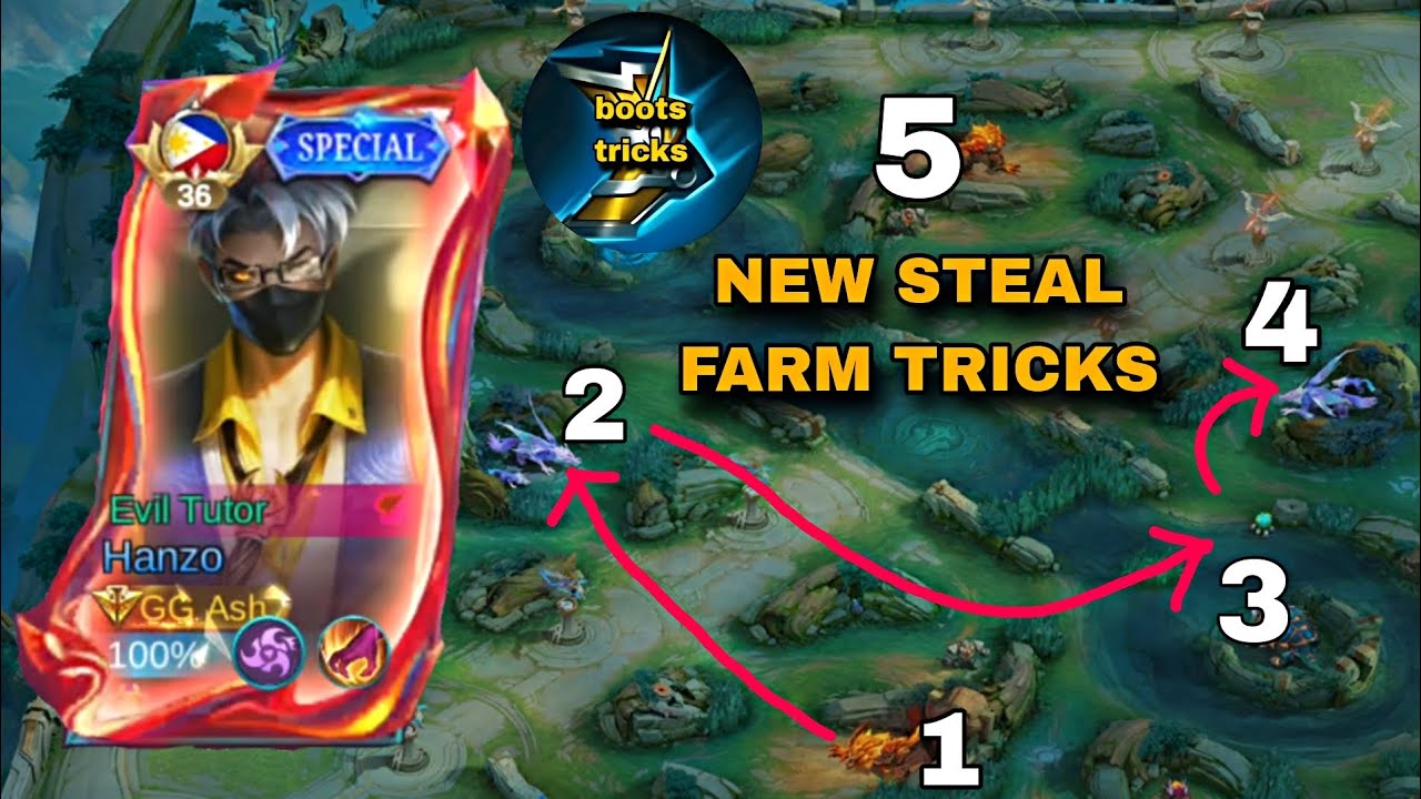 NEW HANZO FAST FARM ROTATION TRICKS (try this for unli win)