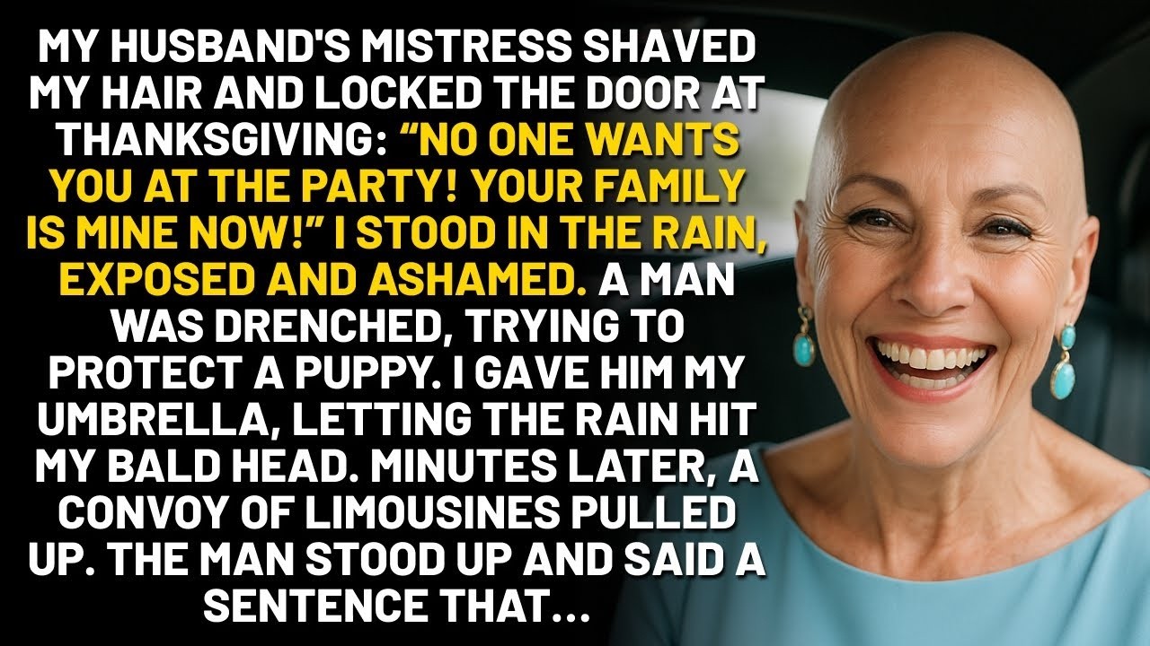 Kicked Out And BALD, She Saved A Drenched Man In The Rain — Not Knowing He Was A TYCOON