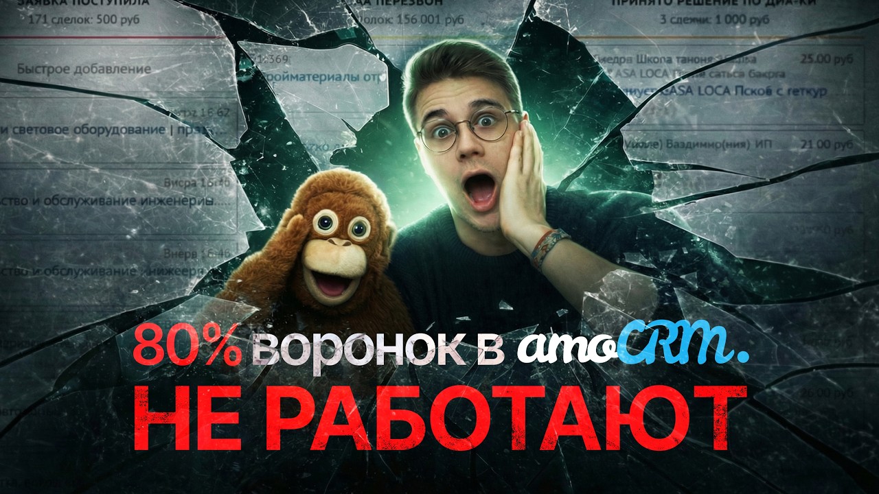 Почему 80% воронок в amoCRM не работают: 7 ошибок