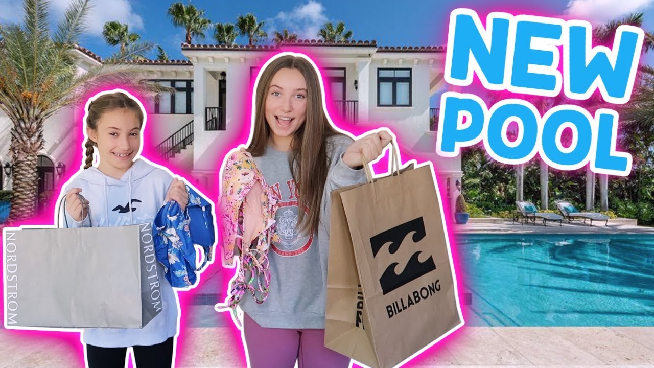 Bathing Suit SHOPPING for our NEW POOL! Its R Life