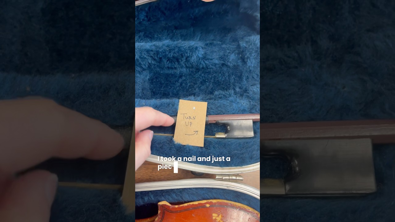 Violin Case Life Hacks #stringteaching