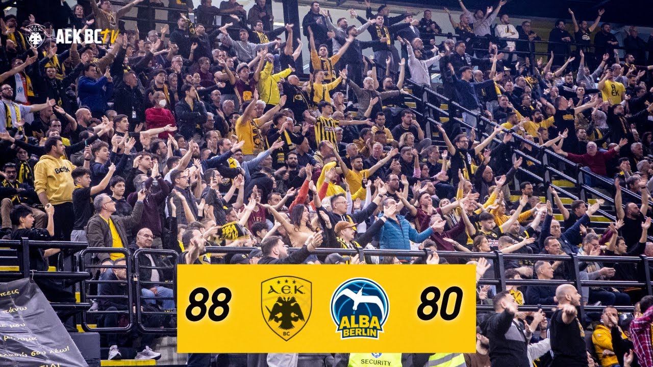 Η Παρακάμερα του ΑΕΚ - Άλμπα Βερολίνου | AEK BC