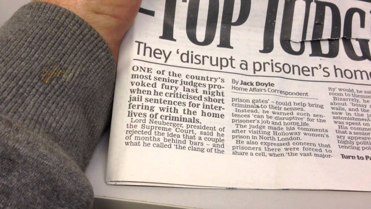 Short Prison Terms Bad 4 Criminals ???