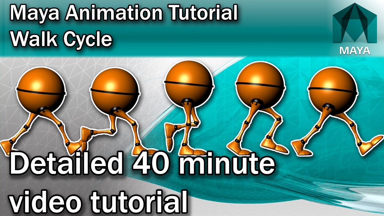 Maya Walk Cycle Tutorial - Complete | Character Animation Tutorial