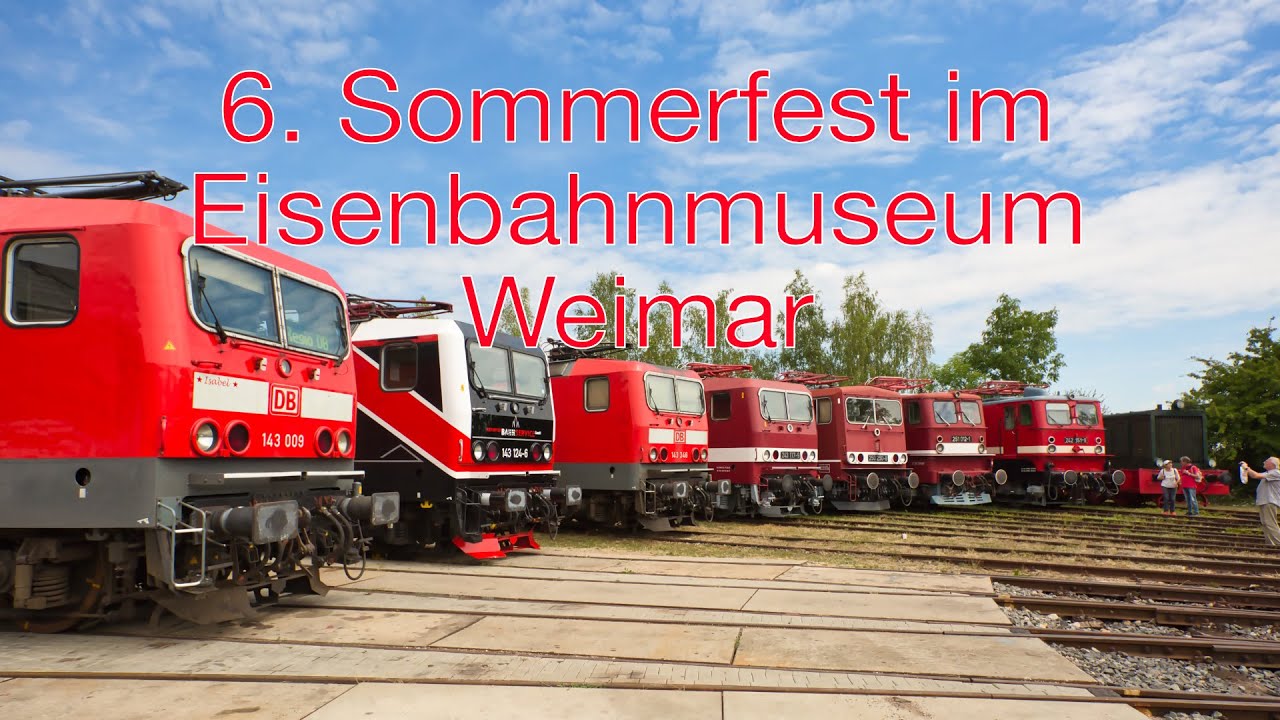 6. Sommerfest im Eisenbahnmuseum Weimar | 2022