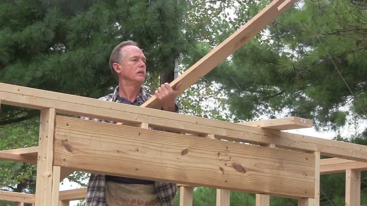 How to frame up a roof