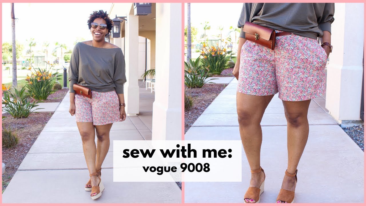 SEW WITH ME: VOGUE 9008: MISSES SHORTS