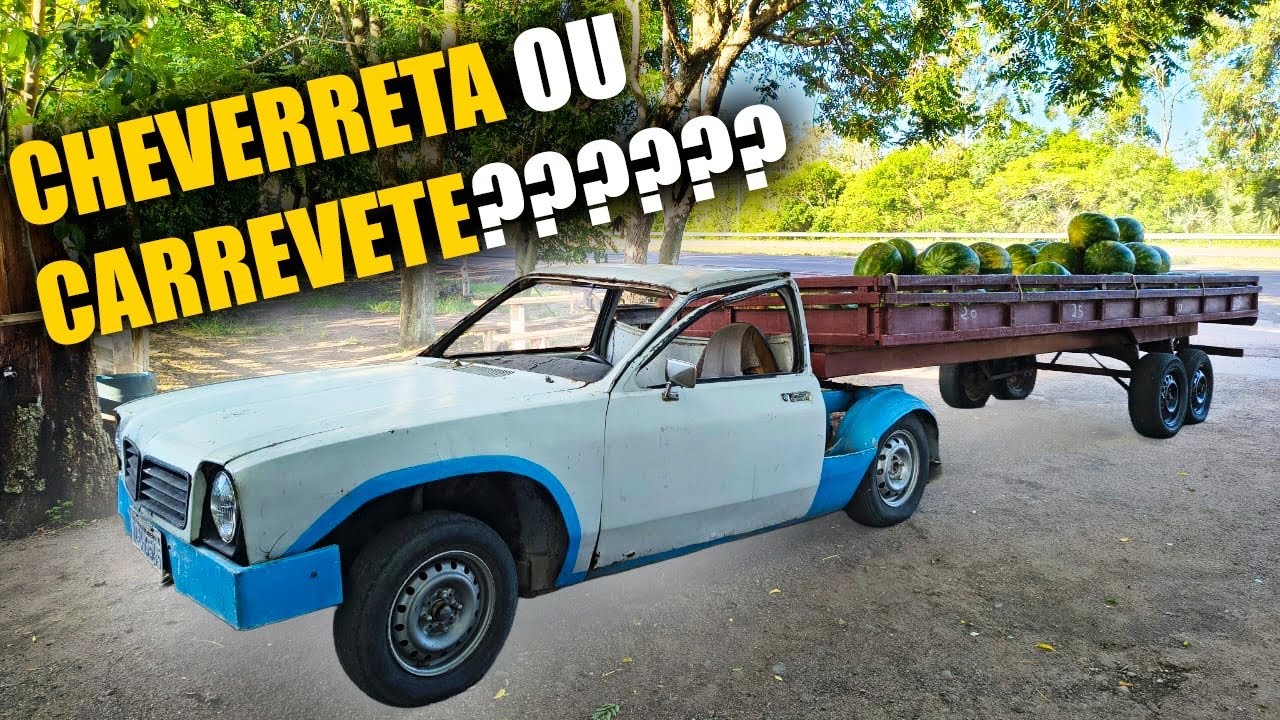 De CARRO VELHO A VEÍCULO DE CARGA, veja esta transformação.