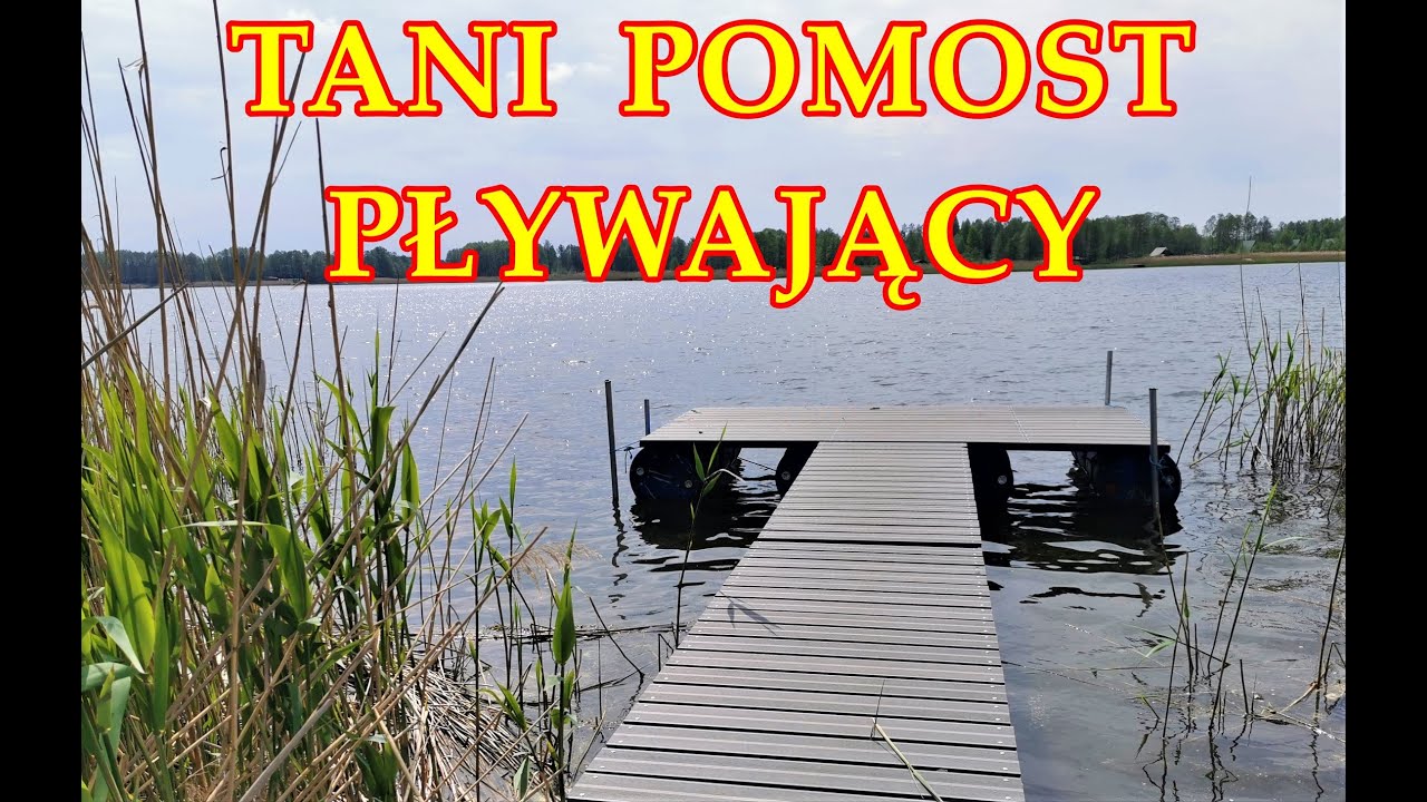 Pomost pływający na beczkach  - wykonanie cz.  2
