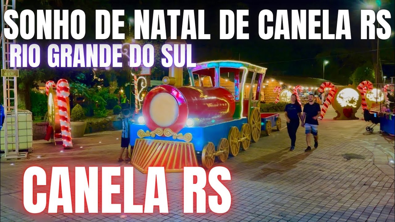 SONHO DE NATAL DE CANELA RS, NATAL LUZ, SERRA GAÚCHA, RIO GRANDE DO SUL, NATAL LUZ DE GRAMADO, 4K
