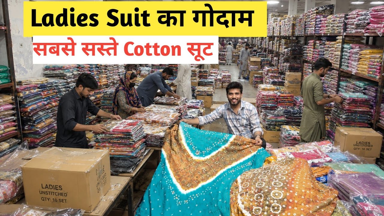 cotton suit सूट | Ladies Suit Wholesale Market in Delhi Chandni Chowk |