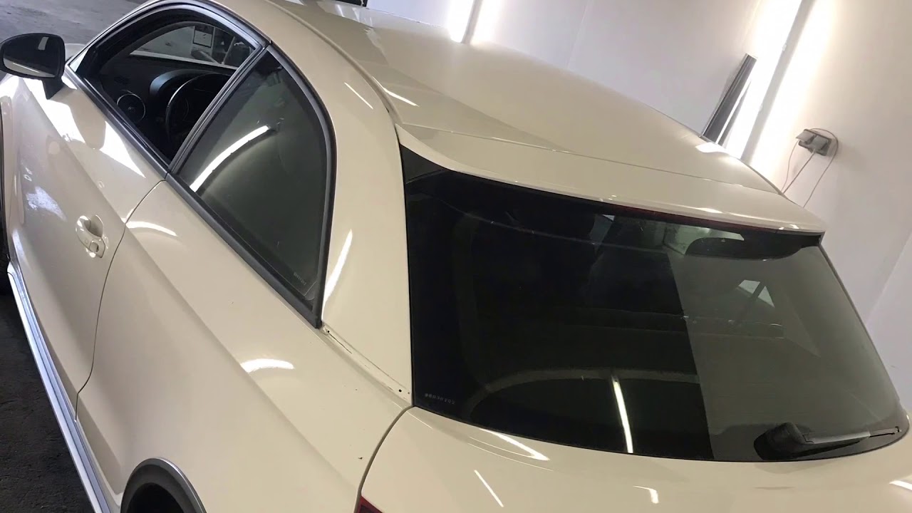 Audi A1 grey satin wrap total covering RELOOK-CARS AVERY DENNISON