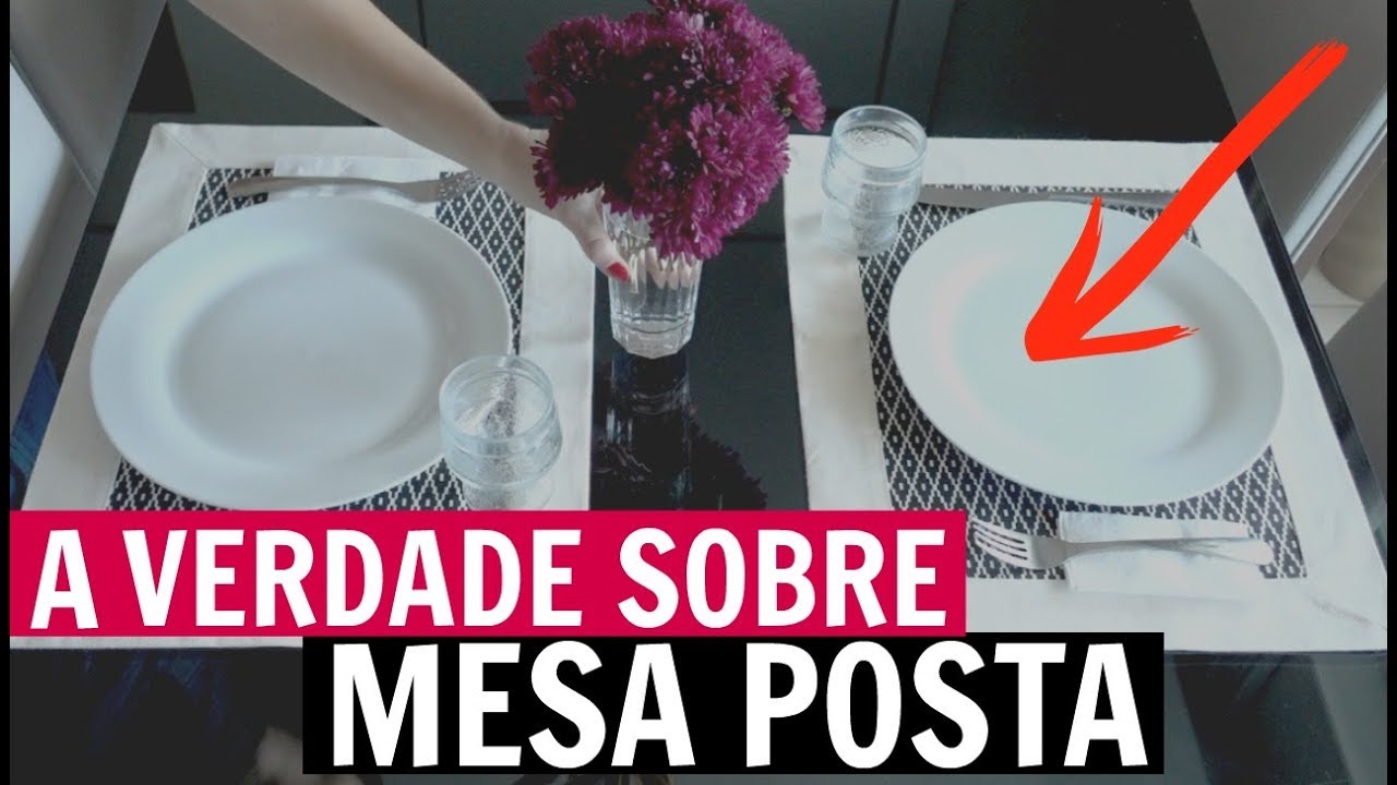 COMO CRIAR UMA MESA POSTA SIMPLES?・Real importância da mesa 🍴❤️