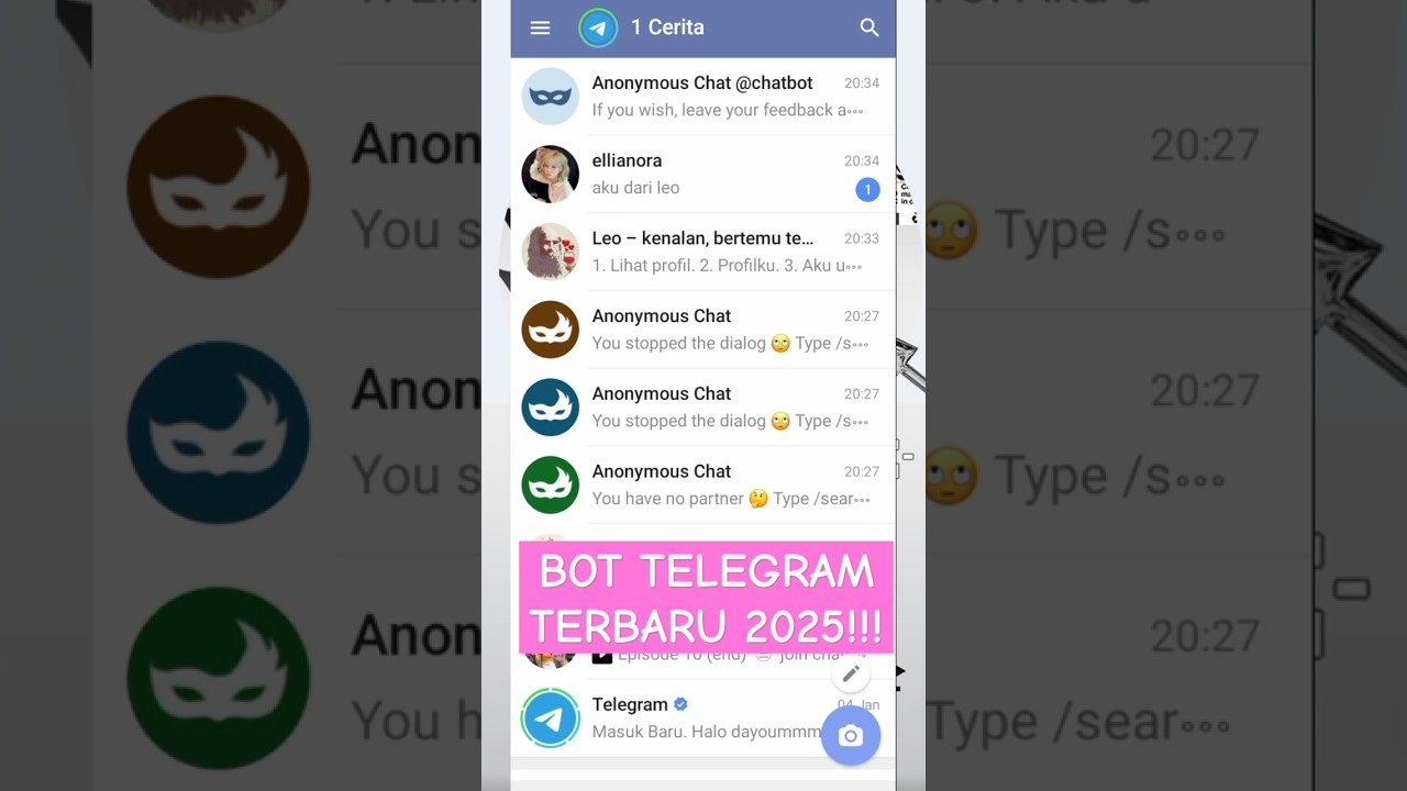 Bot Telegram Terbaru! #telegram #telegrambot #telebot #cariteman #telegrammembers #shorts #short