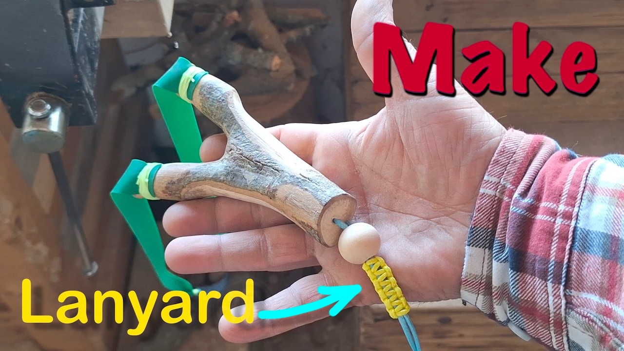 Made a slingshot lanyard for safety