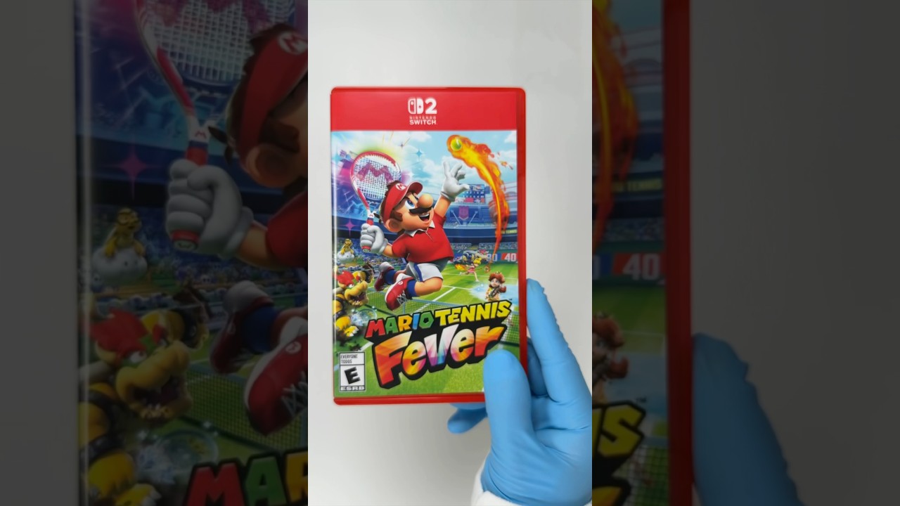 Mario Tennis Fever Nintendo Switch 2 #игры #nintendo #тренды #распаковка #короткие_фрагменты