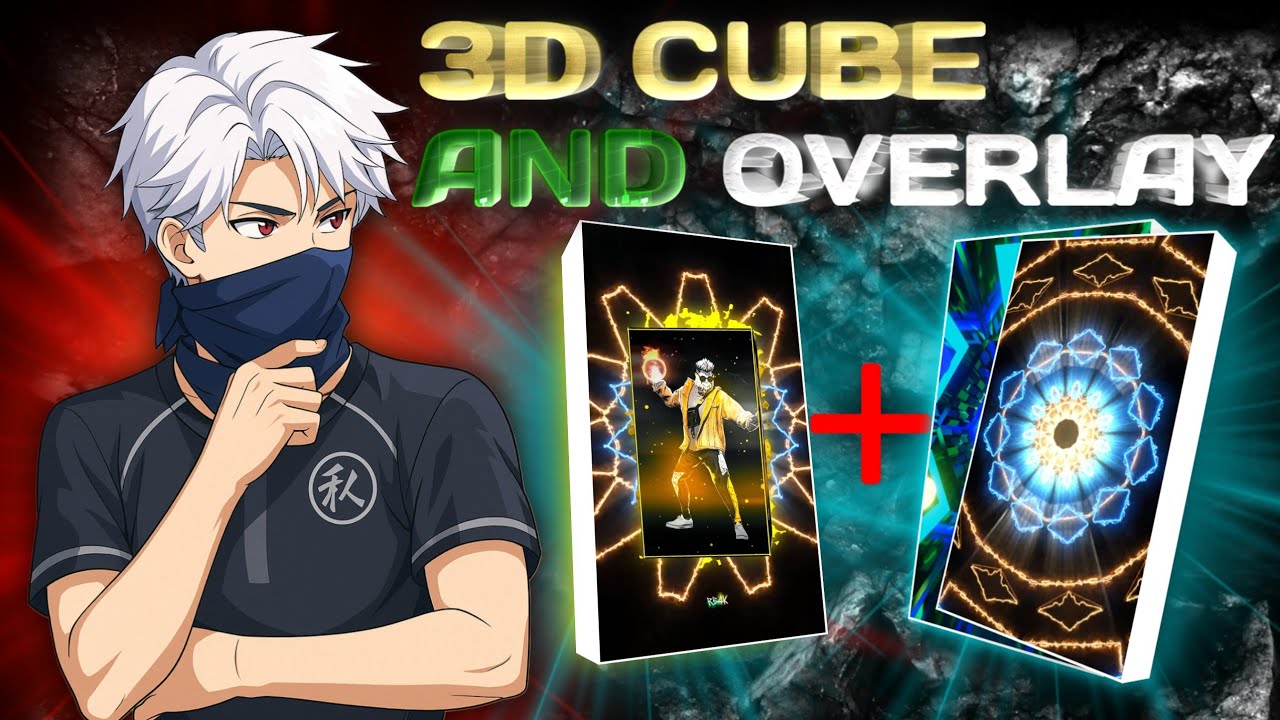 3D CUBE AND OVERLAY TUTORIAL 🥀😻[XML] ✅(RB4K EDITOR)