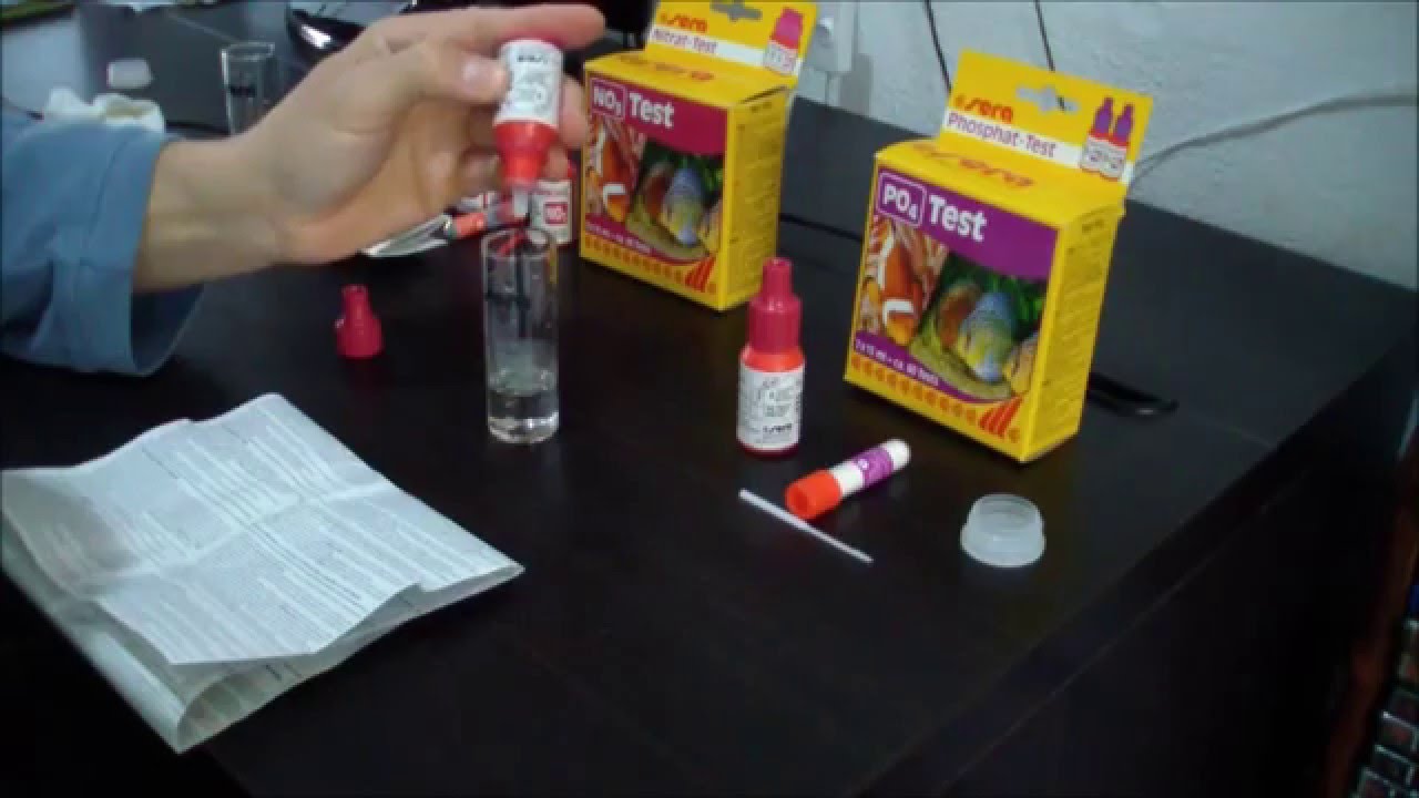 Test de nitrato y fosfato