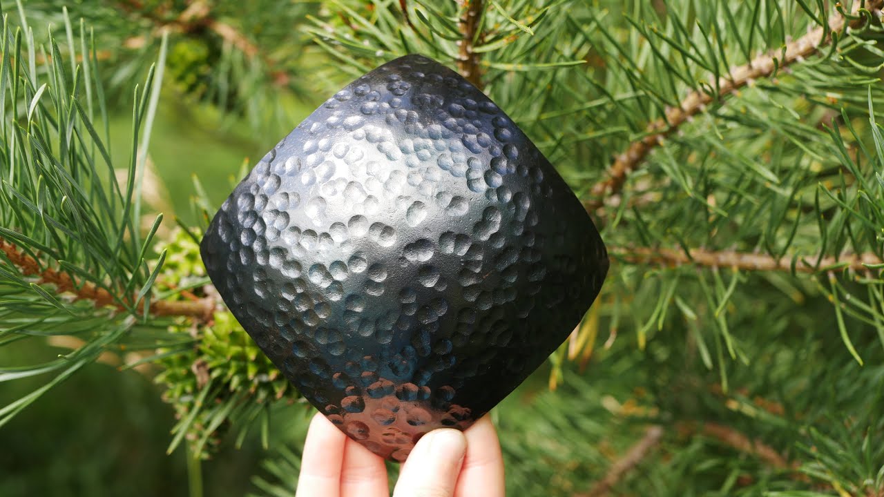 Using a Ball Pein Texture Tool Under the Fly Press