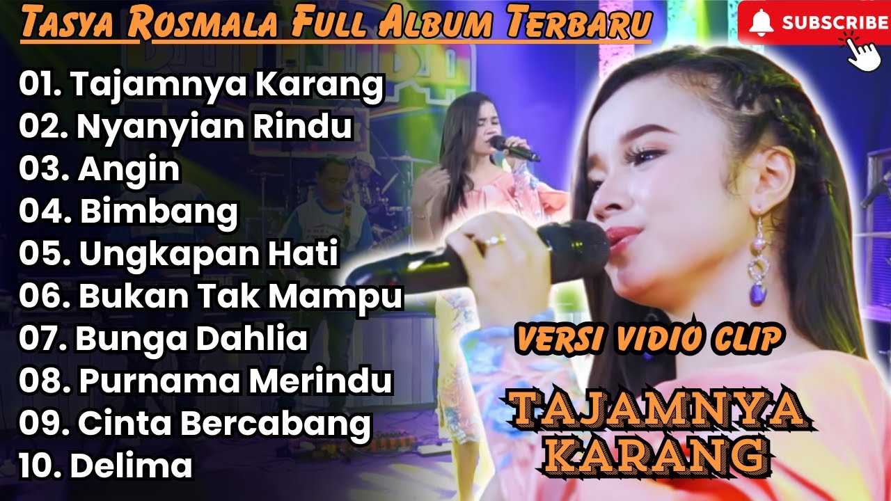 Tajamnya Karang -  Nyayian Rindu - Tasya Rosmala Full Album Terbaru || Adella || Ageng Music Terbaru