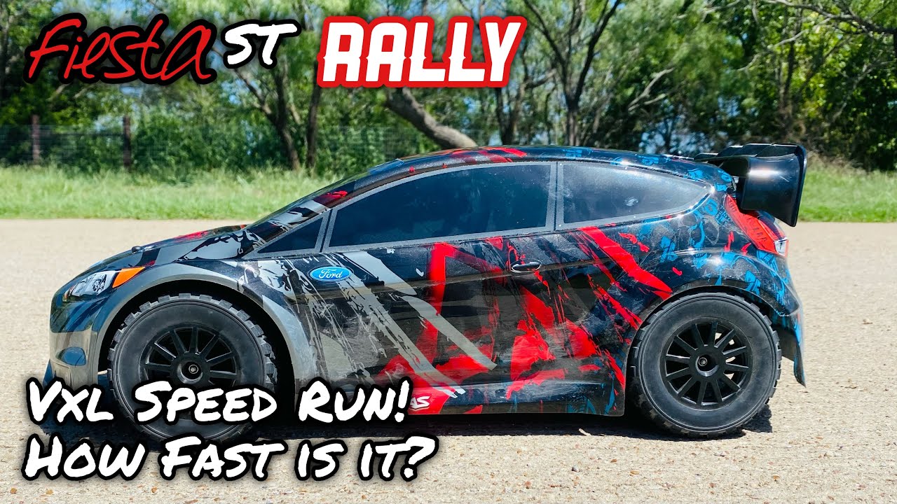 Traxxas | Ford Fiesta St Rally | Speed run with the vxl system