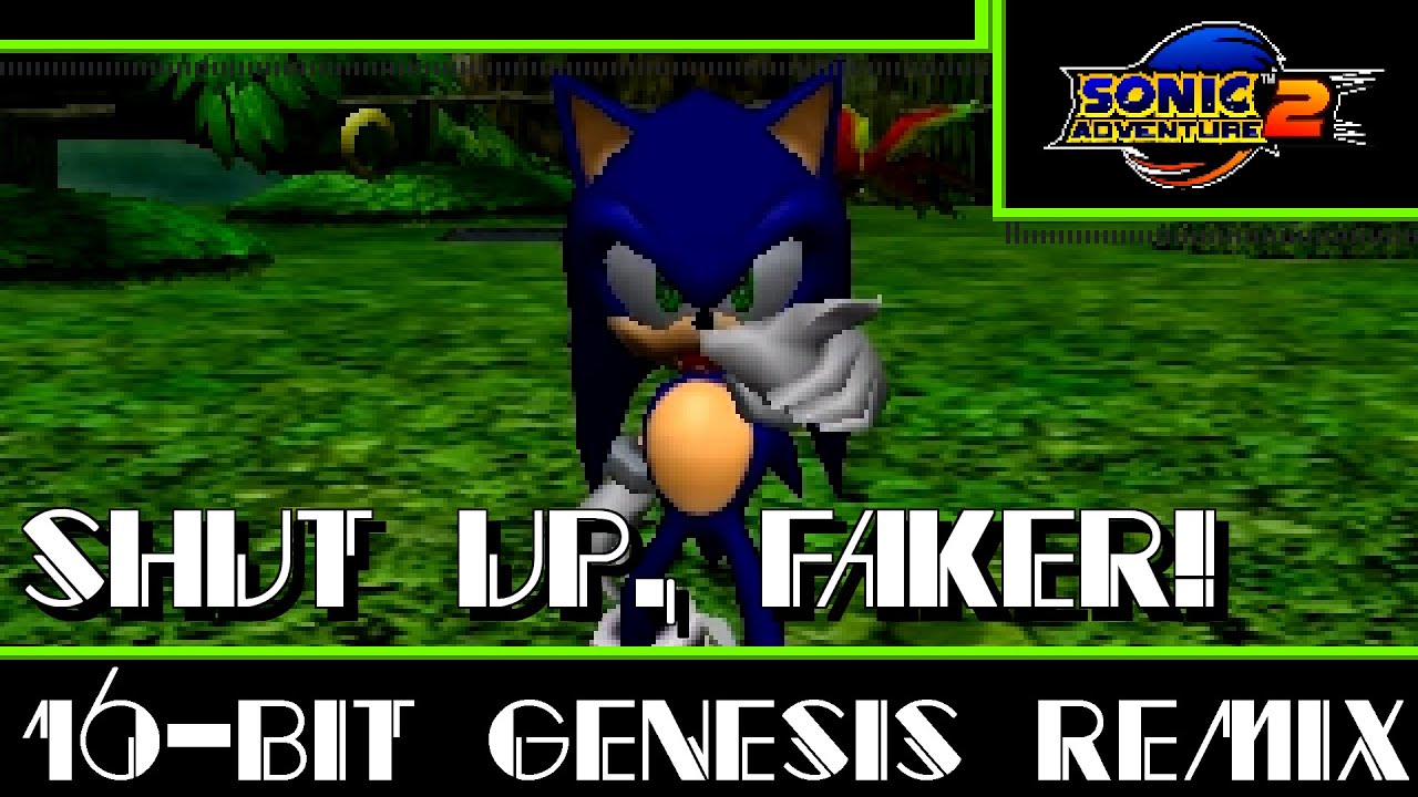 [16-Bit;Genesis]Shut Up, Faker! - Sonic Adventure 2(COMMISSION)