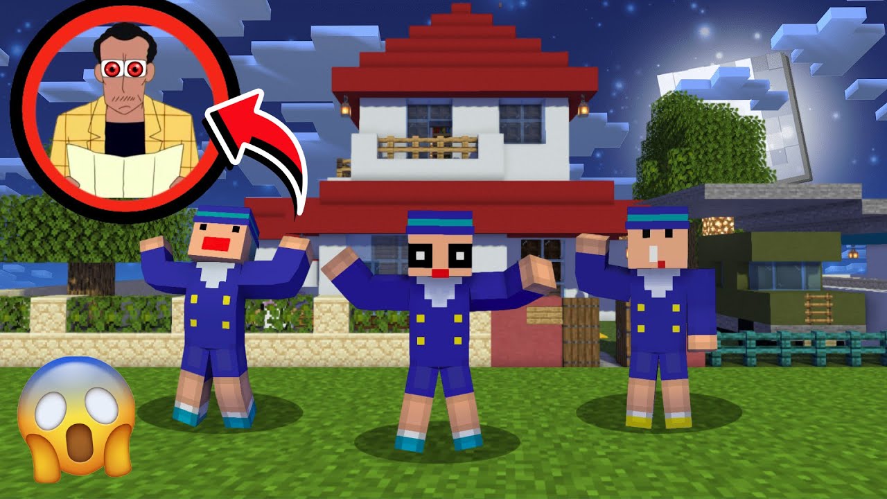 SHINCHAN Horror KINDER GARDEN School in Minecraft 😨😱
