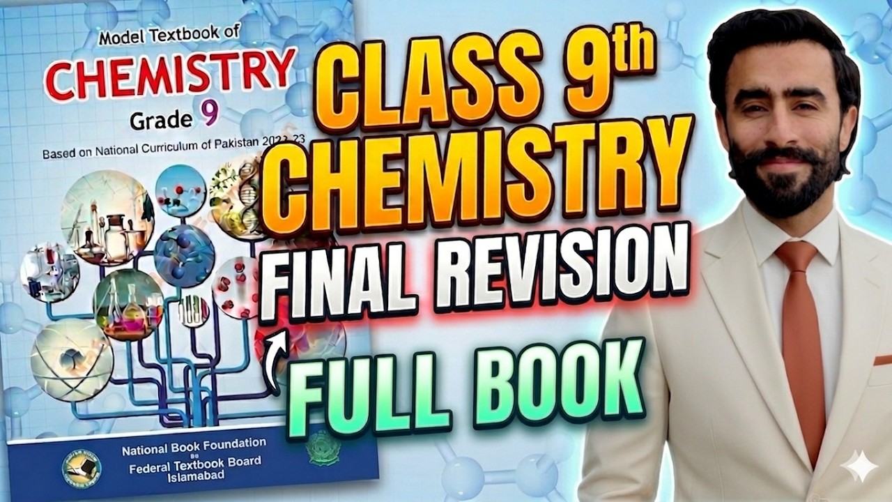 Class 9 Chemistry [FULL BOOK REVISION] | All Chapters 1-15 | Board Exam 2026