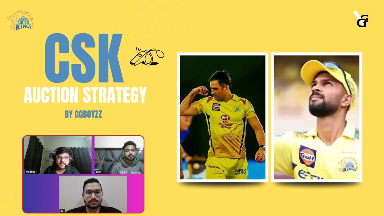 Whistle podu are ready for Auction! Watch CSK Auction Strategy 2026 #ipl #cricket #chennaisuperkings