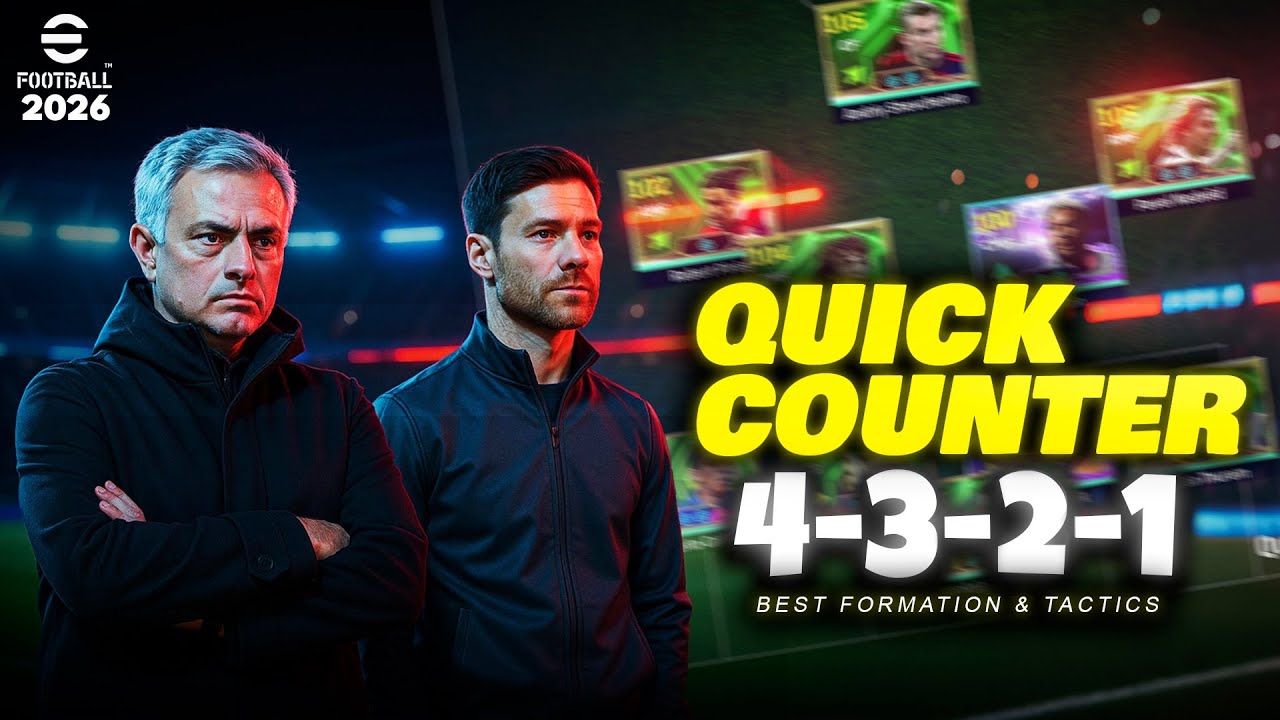 🔥 eFootball 2026 | Лучшая тактика быстрого контратаки 4-3-2-1