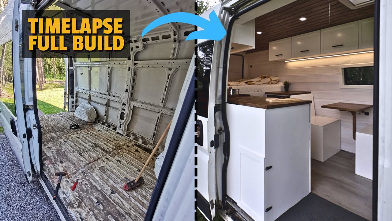 VAN CONVERSION | TIMELAPSE | FULL BUILD