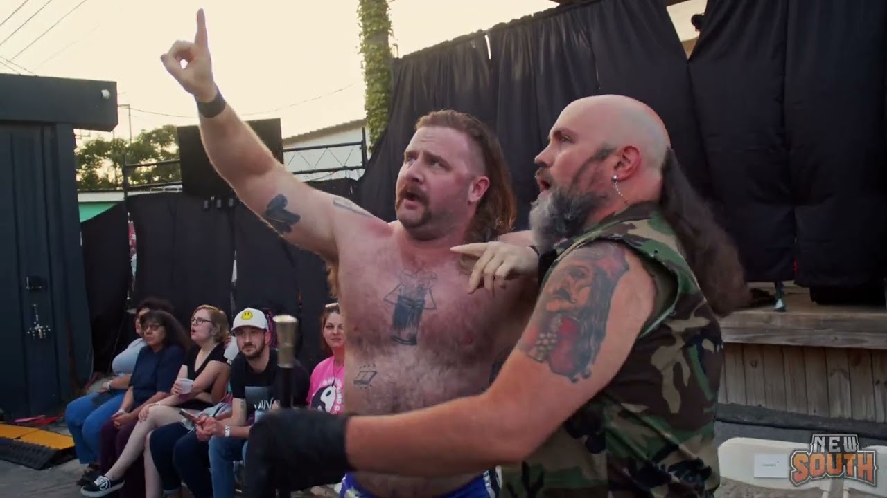 New South Wrestling | June 2022 | Birmingslam | Chuck Devine with Comrade Groza vs Luis Casanova