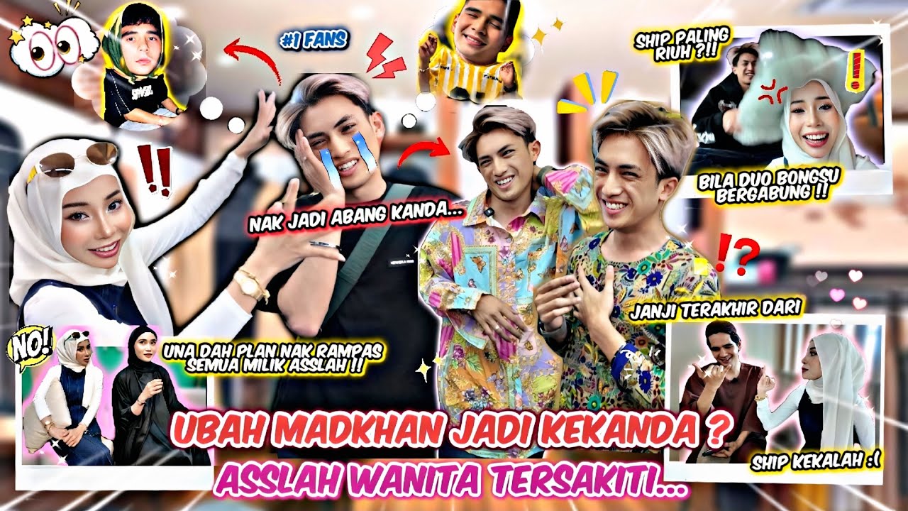 ASSLAH UBAH MADKHAN JADI SI KENING TEBAL?! SEMUA AI TEAM TERKEJUT TENGOK PERUBAHAN MADKHAN !!