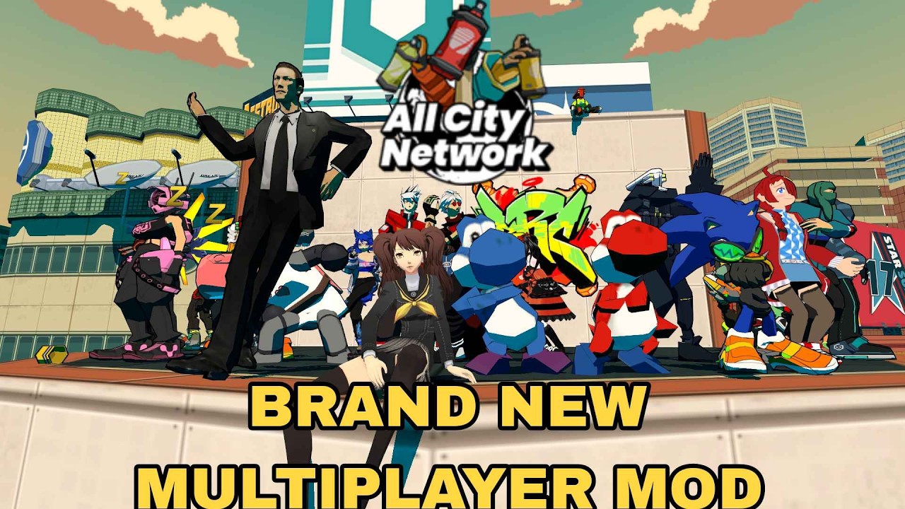 All City Network: Bomb Rush Cyberfunk's Newest Multiplayer Mod!