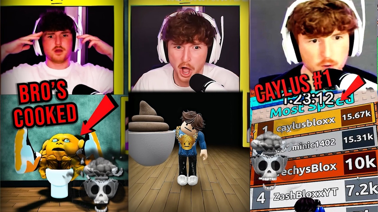 Самые смешные моменты с Кайлусом и его аурой в играх Brainrot 😂💀... #roblox #stealabrainrot