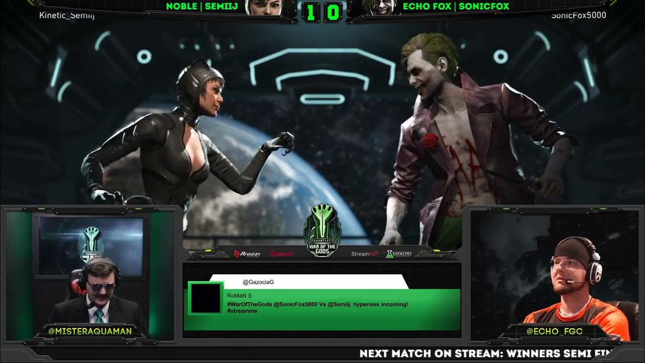 Injustice 2 - SonicFox (Joker) Vs Semiij (CatWoman)