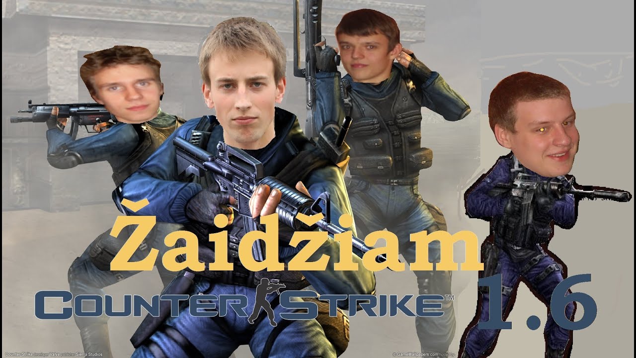 Žaidžiam - CS 1.6 - Lietuva vs Uzsienis