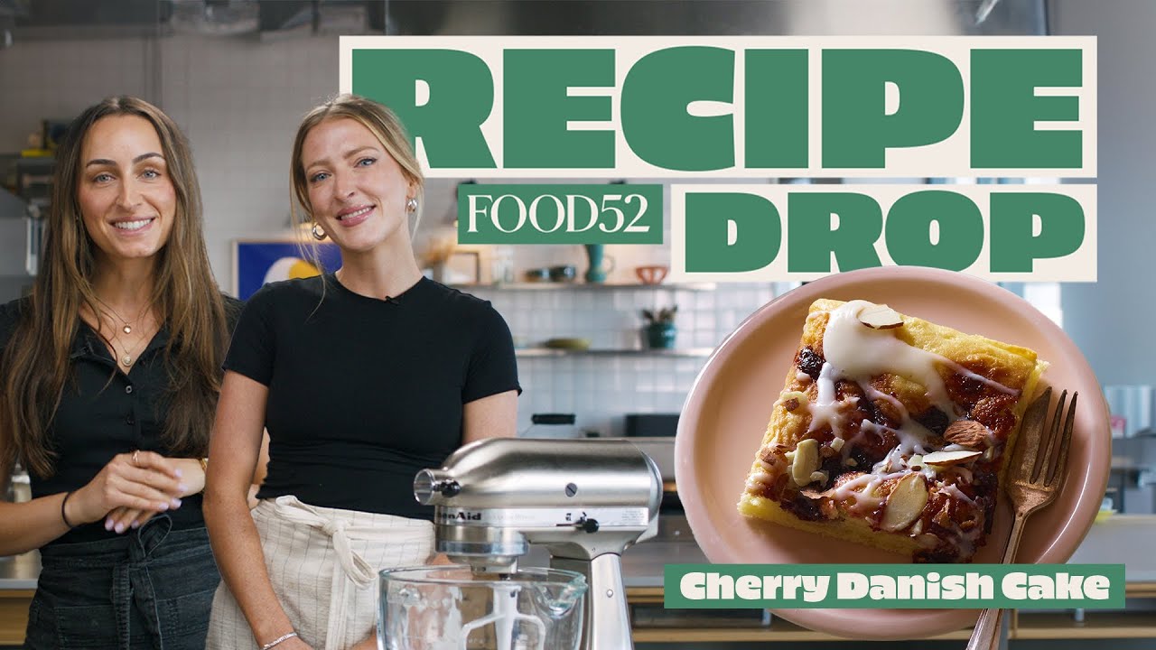 Broma Bakery Founder Sarah Fennel's Cherry Danish Cake | Recipe Drop | Food52