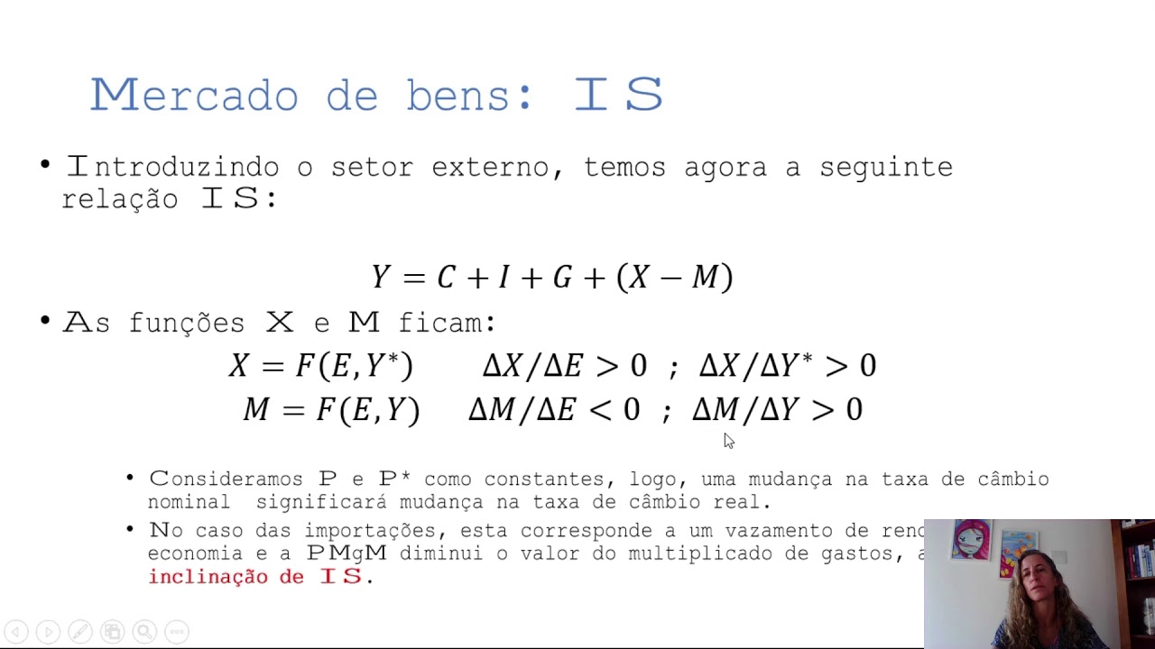 Modelo IS LM BP: primeira parte