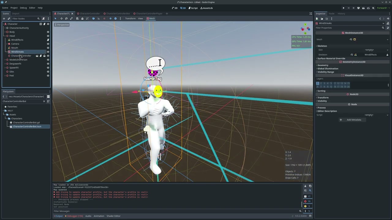 Movement code explained [Liblast - an open-source Godot 4 FPS game]