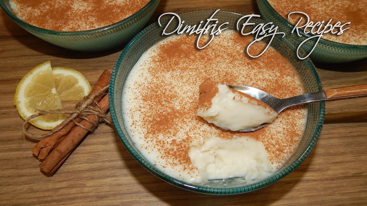 Ρυζόγαλο όπως το Έφτιαχνε η Γιαγιά! Rice Pudding as Grandma Used to Make. Eng subs