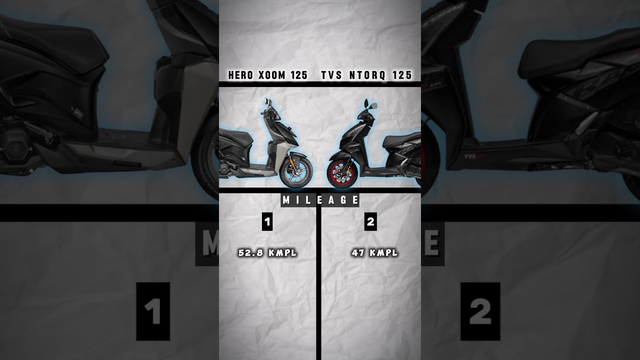 Hero Xoom 125 vs TVS Ntorq 125 