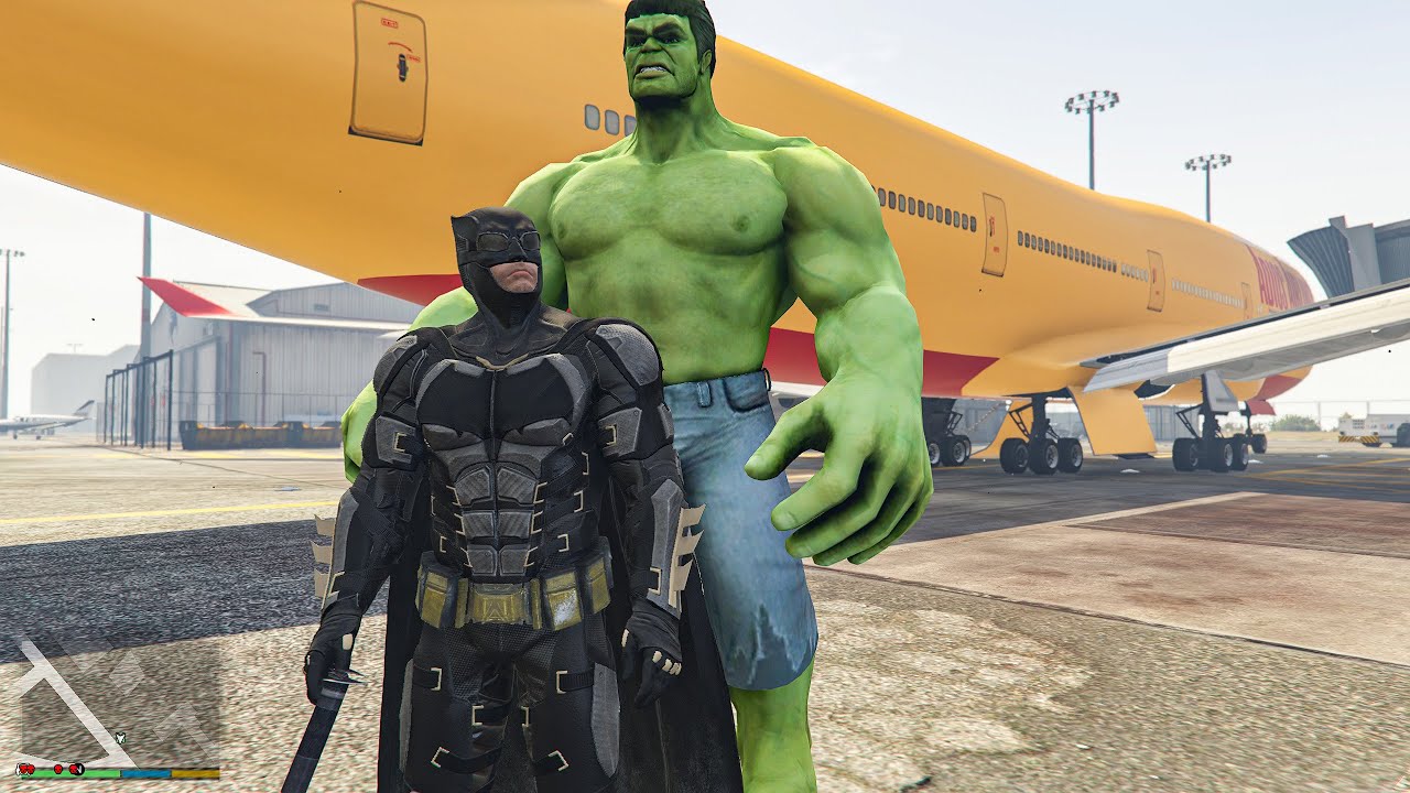 Batman vs Hulk - GTA 5 Batman mod - CocoBibu