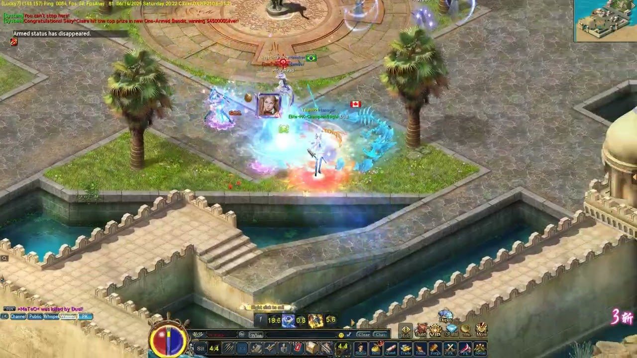 Conquer Online- Dual Weekly Pk War Win Solo