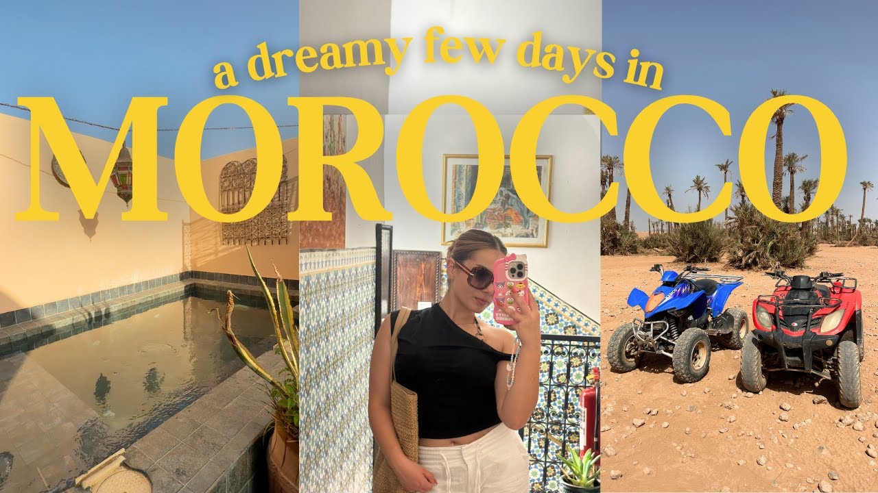 a few dreamy days in marrakech | morocco travel vlog (part 1)