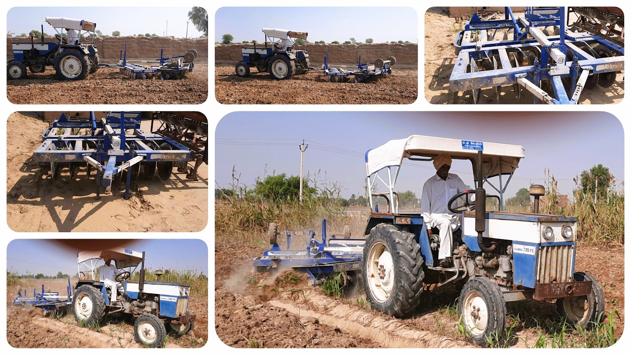 Swaraj 735 90 model with 16 harrow