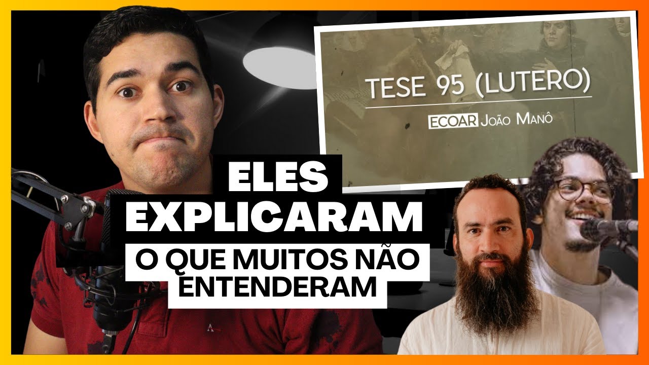 Trecho polêmico da canção Tese 95 de João Manô