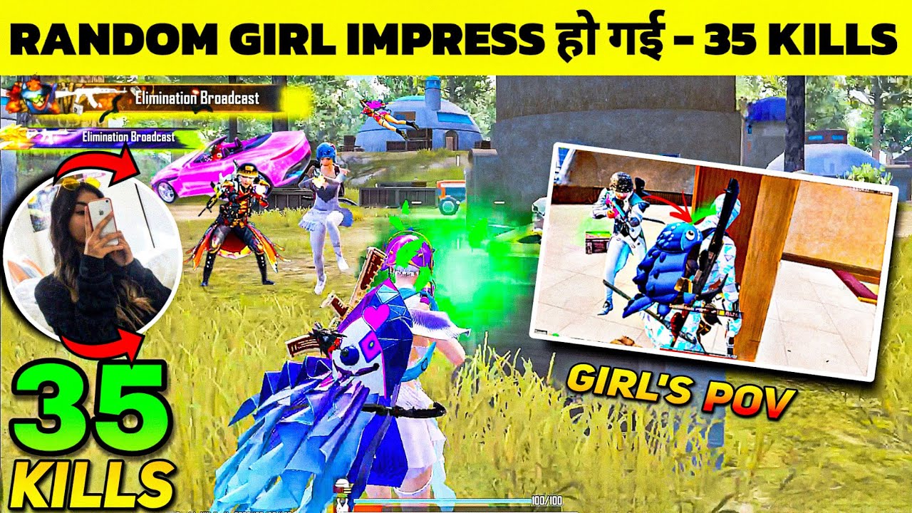 😱 CUTE GIRL SHOCKED !  35 KILLS VS PRO CONQUEROR✅SAMSUNG,A3,A5,A6,A7,J2,J5,J7,S5,S7,S9,A10,A20,A30,A